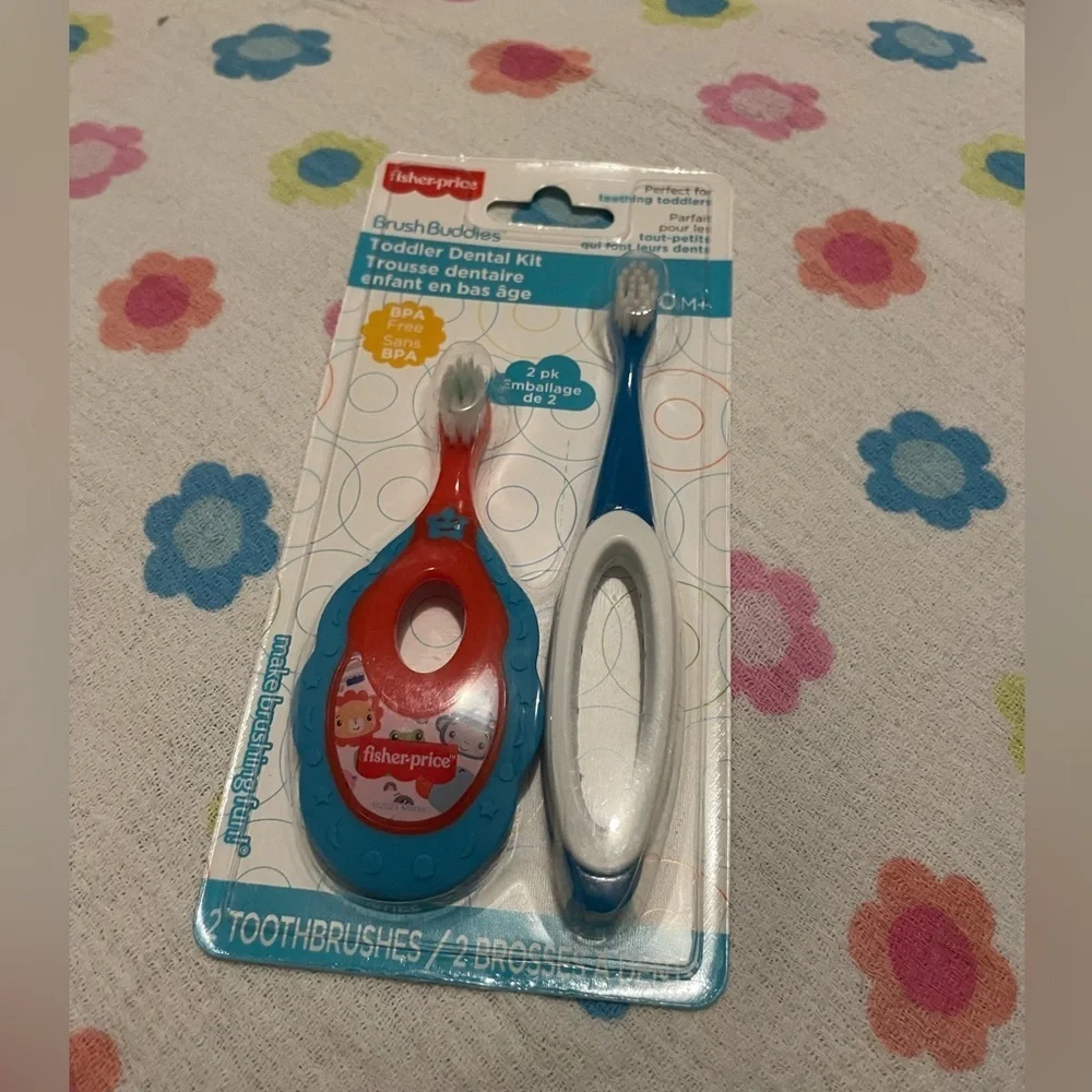 Fisher-Price Kids Dental Set - Red and Blue